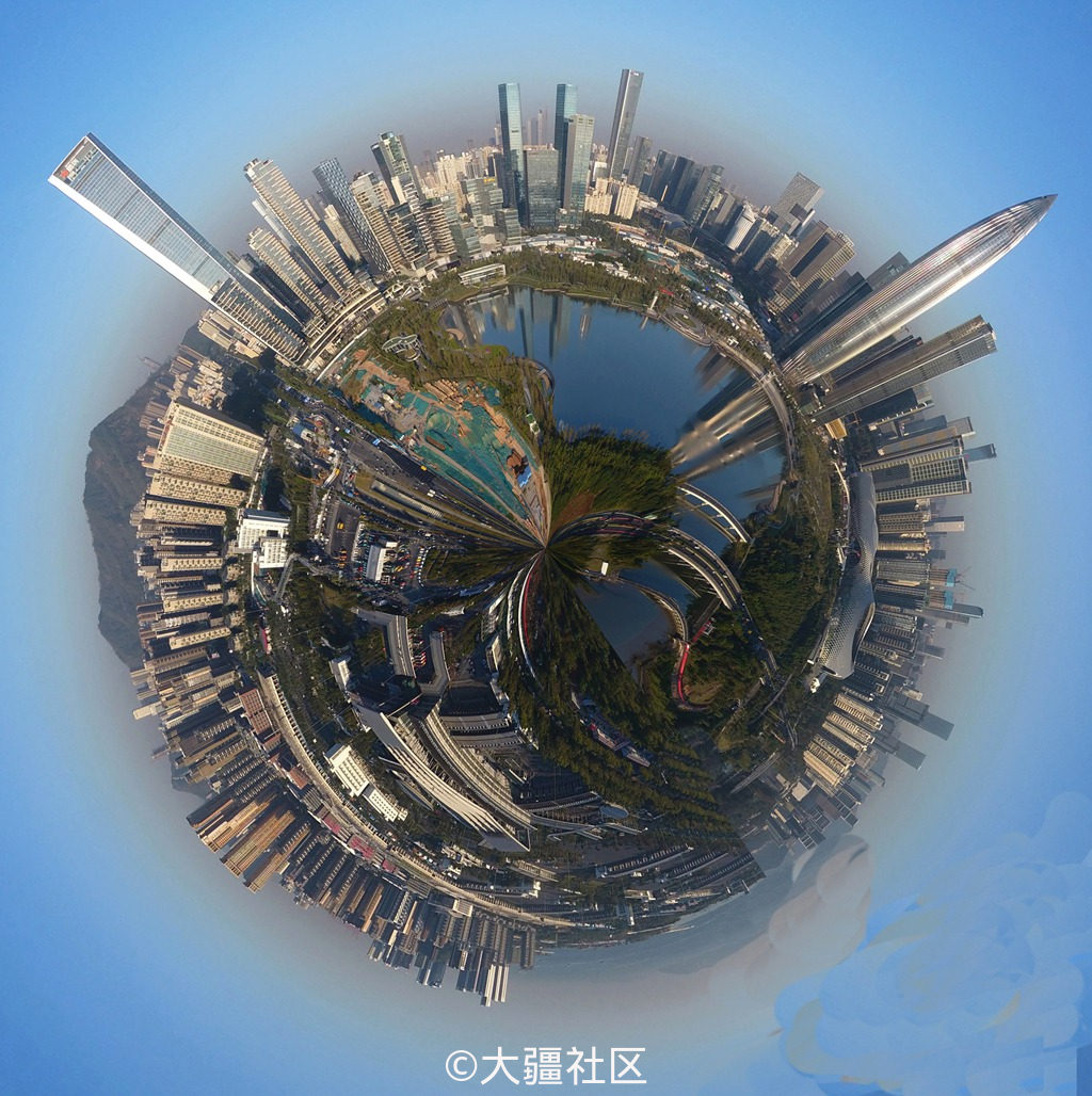 天凉好个秋#--全景深圳湾