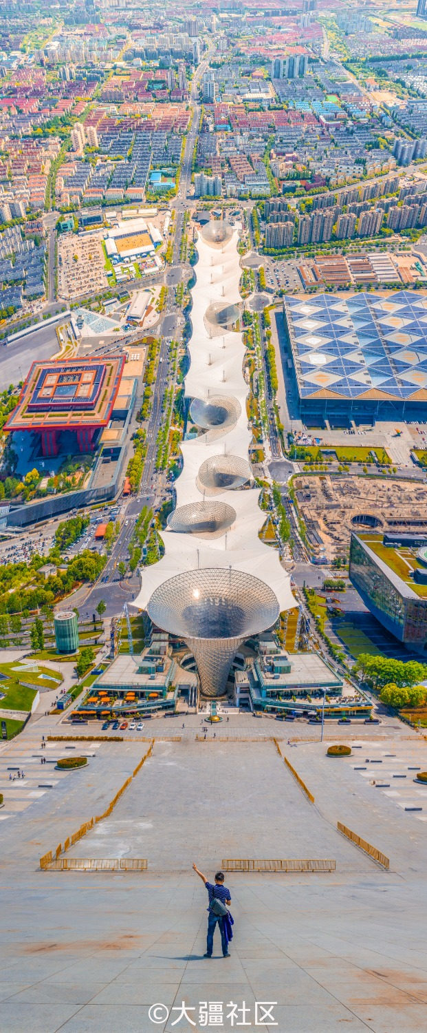 折叠世博园中轴线